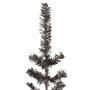 vidaXL Sapin de Noël étroit Noir 180 cm 