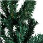 vidaXL Demi sapin de Noël artificiel mince avec support Vert 120 cm