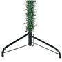 vidaXL Demi sapin de Noël artificiel mince avec support Vert 150 cm