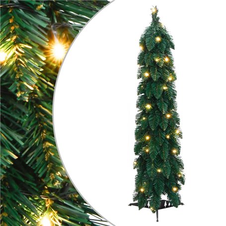 vidaXL Arbre de Noël artificiel pré-éclairé avec 30 LED 60 cm