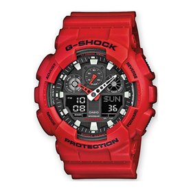 Casio Montres Rouge Homme