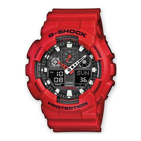 Casio Montres Rouge Homme