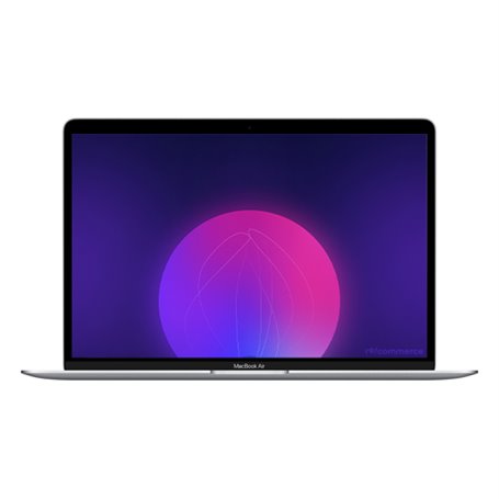 Apple MacBook Air 13" (2020), Core i3, RAM 8 Go, SSD 256 Go, argent, AZERTY 
