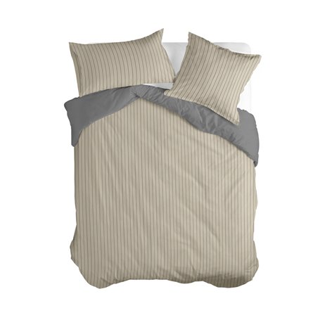 Housse de Couette HappyFriday Basic Oxford Beige 260 x 220 cm