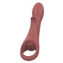 Vibration de Stimulation Double Nude Marron