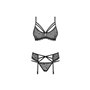 Ensemble de Lingerie Obsessive 818-SEG-1 Noir L/XL