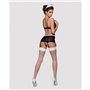 Ensemble de Lingerie en Dentelle Obsessive Maidme S/M Noir