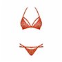 Ensemble de Lingerie Obsessive 838-SET-3 Rouge L/XL