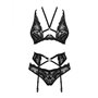 Ensemble de Lingerie Obsessive Alessya Noir XS/S