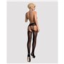 Bas avec porte jarretelles Obsessive Garter Stockings Noir S/M/L