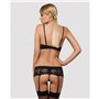 Ensemble de Lingerie en Dentelle Obsessive Wonderia Noir S/M