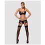 Ensemble de Lingerie en Dentelle Obsessive Wonderia Noir S/M