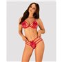 Ensemble de Lingerie Obsessive Giftella Rouge S/M