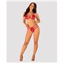 Ensemble de Lingerie Obsessive Giftella Rouge S/M