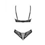 Ensemble de Lingerie Obsessive Noir M/L