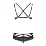 Ensemble de Lingerie Obsessive 860 Noir S/M