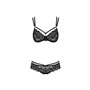 Ensemble de Lingerie Obsessive 860 Noir S/M