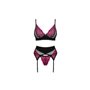 Ensemble de Lingerie Obsessive Noir M/L