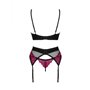 Ensemble de Lingerie Obsessive Noir M/L