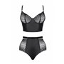 Ensemble de Lingerie Demoniq Noir XL