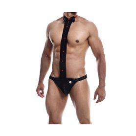 Tanga Mob Eroticwear Noir S/M