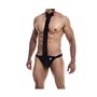 Tanga Mob Eroticwear Noir S/M