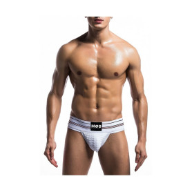 Tanga Mob Eroticwear Blanc M