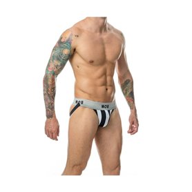 Tanga Mob Eroticwear Blanc Noir XL