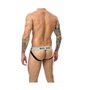 Tanga Mob Eroticwear Blanc Noir XL