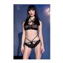 Ensemble de Lingerie Chilirose Noir S/M