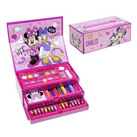 Set de peinture Minnie Mouse Porte documents Rose