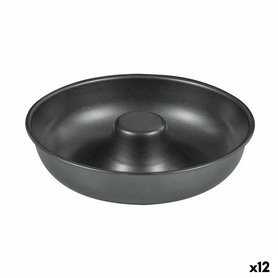 Moule pour four Quttin Donuts Acier au carbone Noir Ø 21 cm 21 x 5 cm (12 Unités)