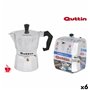 Cafetière Italienne Quttin 105187 (6 Unités)