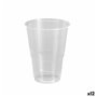 Lot de verres réutilisables Algon Plastique Transparent 25 Pièces 500 ml (12 Unités)