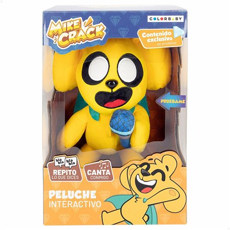 Peluche sonore Mikecrack Jaune 29 cm