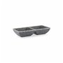 Plateau apéritif Quid Lonja Gris Plastique 17 x 7 x 3 cm (12 Unités)