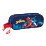 Trousse Fourre-Tout Double Spider-Man Neon Blue marine 21 x 8 x 6 cm