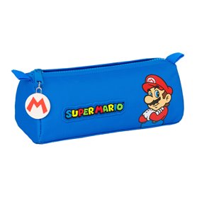 Trousse d'écolier Super Mario Play Bleu Rouge 21 x 8 x 7 cm