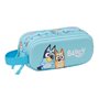 Trousse Fourre-Tout Double Bluey Bleu ciel 21 x 8 x 6 cm