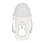 Bouteille avec Couvercle et Paille Miffy Niebla Gris PVC 500 ml