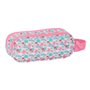 Trousse Fourre-Tout Double Moos Flores Multicouleur 21 x 8 x 6 cm