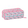 Trousse Fourre-Tout Triple Moos Flores Multicouleur 21 x 8 x 8 cm