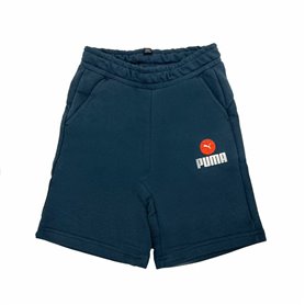 Shorts pour enfants Puma Blank Bleu foncé