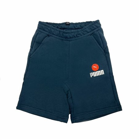 Shorts pour enfants Puma Blank Bleu foncé