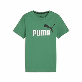 T shirt à manches courtes Enfant Puma Essentials+ Olive