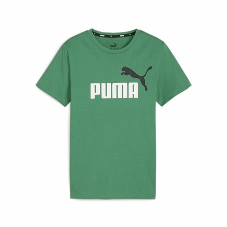 T shirt à manches courtes Enfant Puma Essentials+ Olive