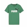 T shirt à manches courtes Enfant Puma Essentials+ Olive