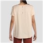 T-shirt à manches courtes femme +8000 Acacia Beige