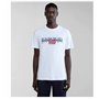 T-shirt à manches courtes homme Napapjiri S-Aylmer Blanc