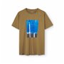 T-shirt à manches courtes homme Astore Camel Marron